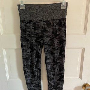 Gymshark Adapt Camo Seamless Leggings - Black